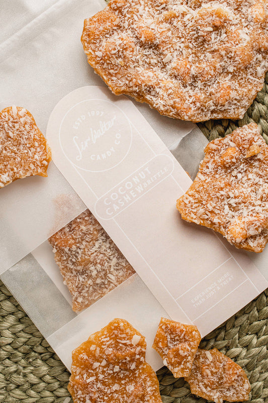 Artisanal Crisp Coconut Cashew Brittle