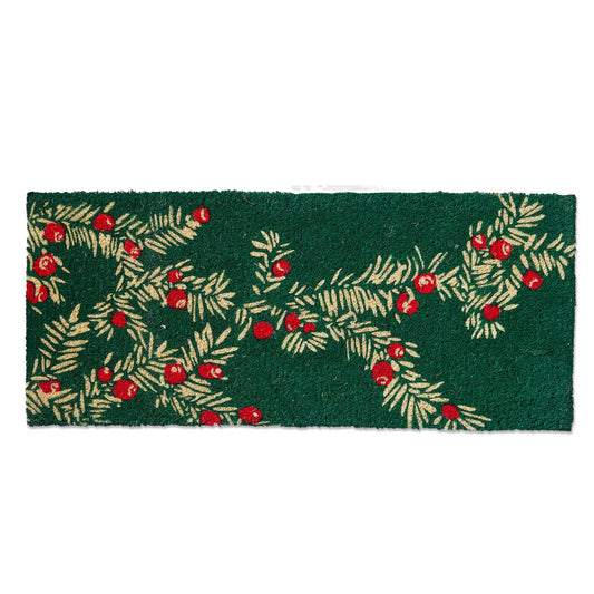 Christmas Winter Sprig Estate Coir Mat