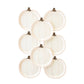 White Pumpkin Shaped Paper Plate