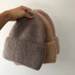 Neutral Angora Beanie