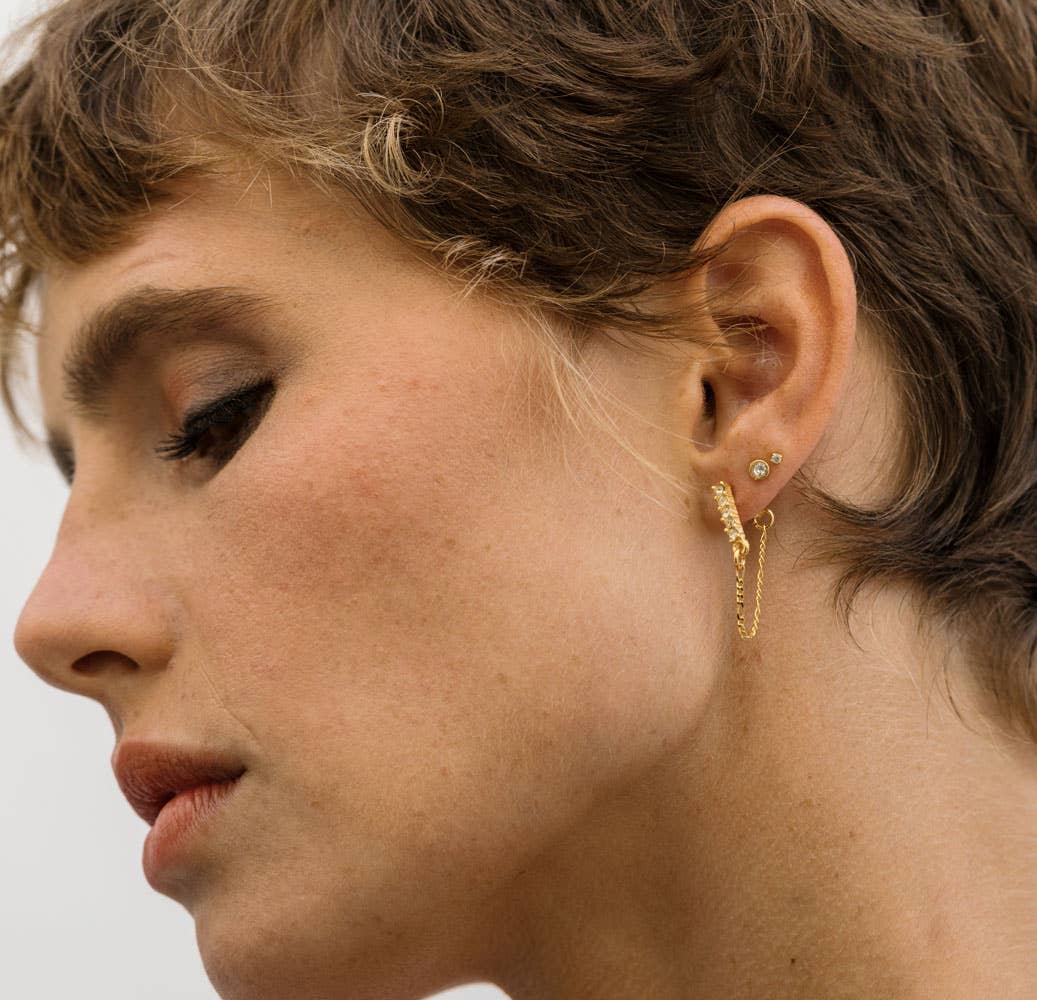 Tiny Dot Stud Earring