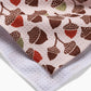Geometry Acorn Abundance Tea Towel