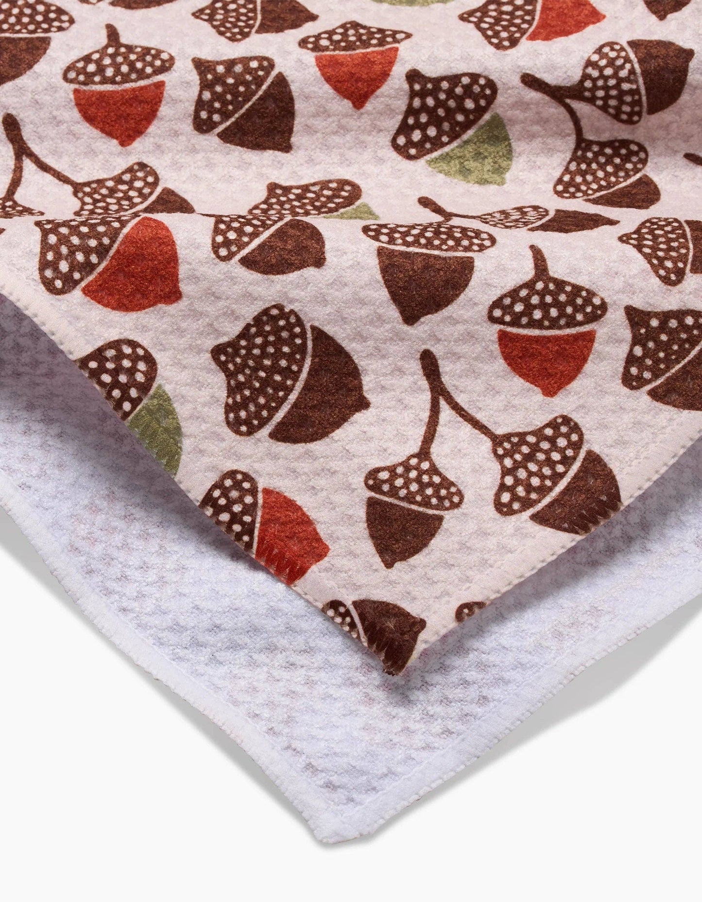 Geometry Acorn Abundance Tea Towel