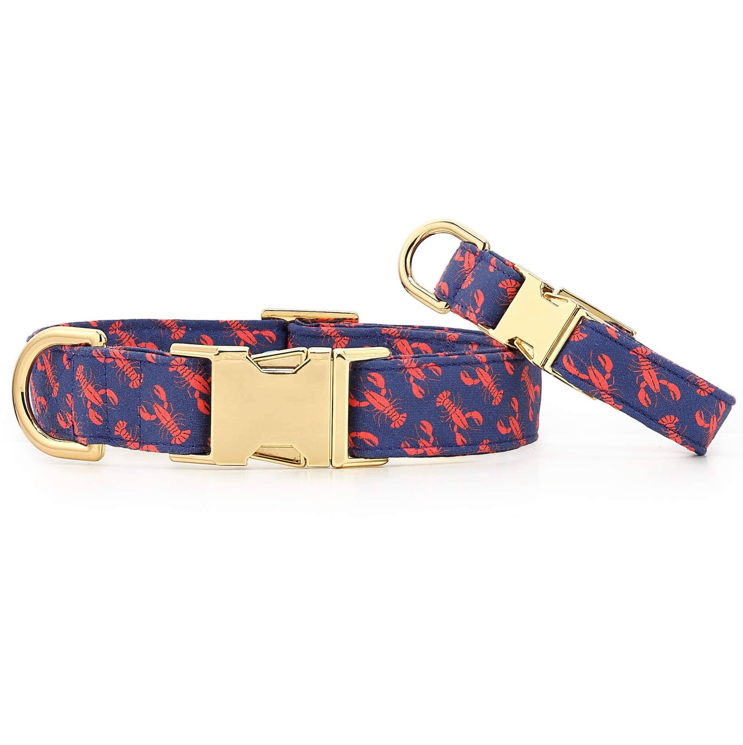 Catch of the Day Navy Dog Collar