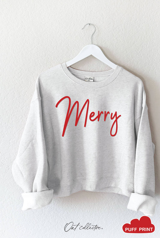 Merry Puff Mid Graphic Sweatshirt