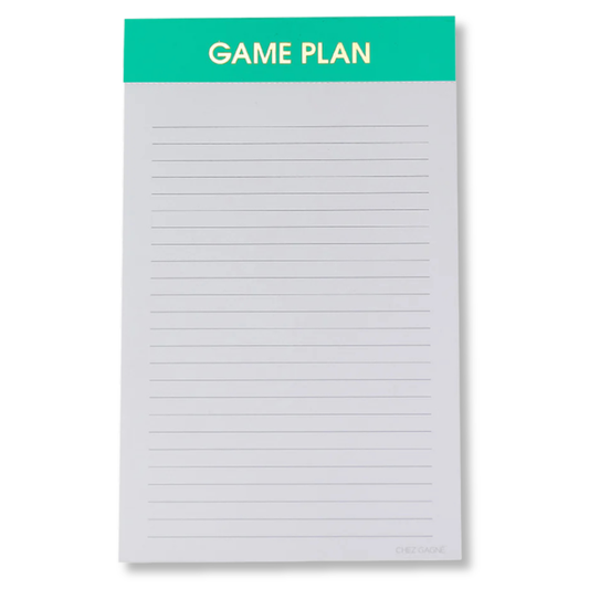 Game Plan Notepad