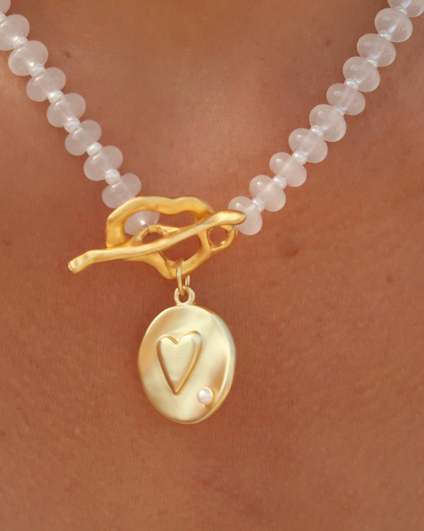 Moonlit Heart Necklace