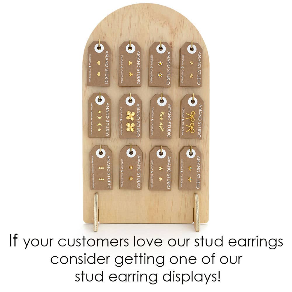 Raindrop Stud Earrings