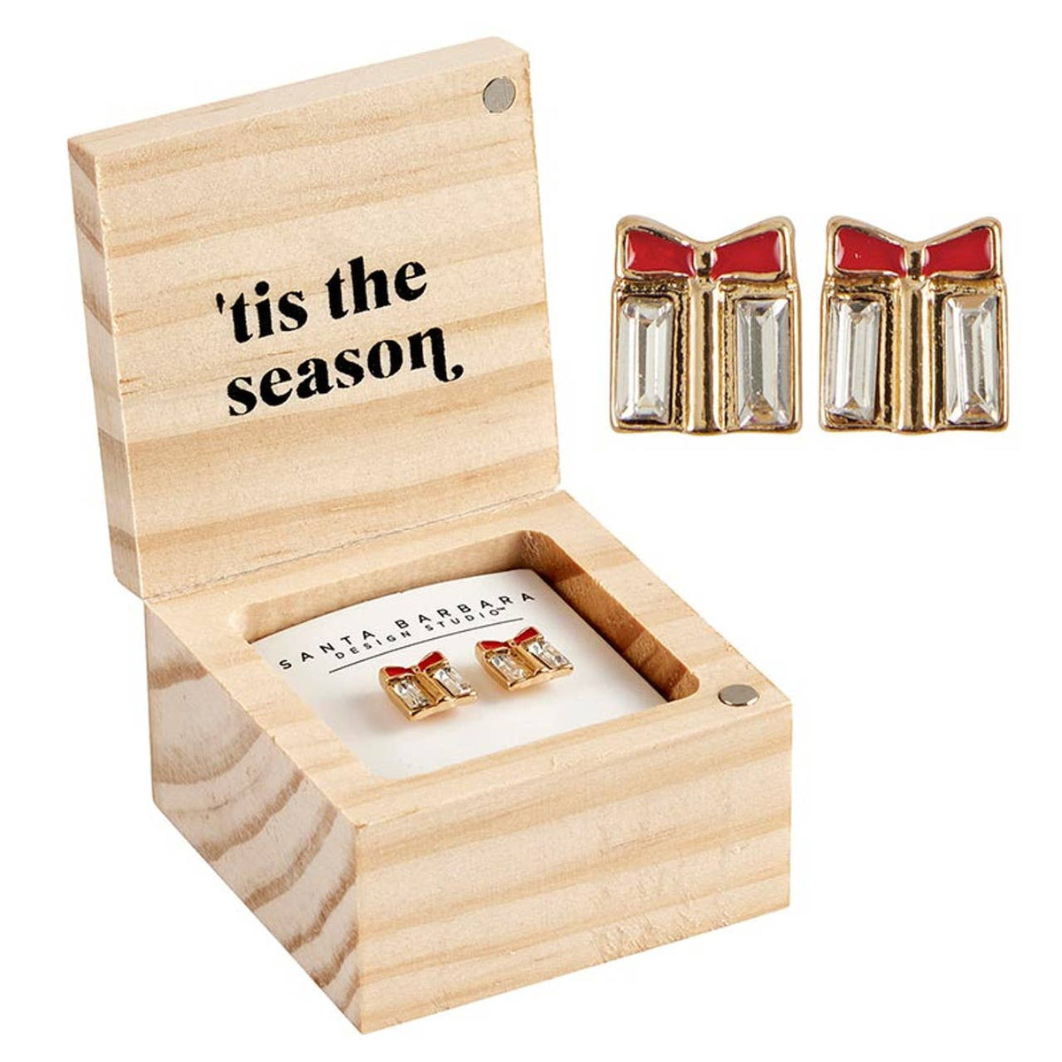 'Tis the Season Treasure Box Earrings