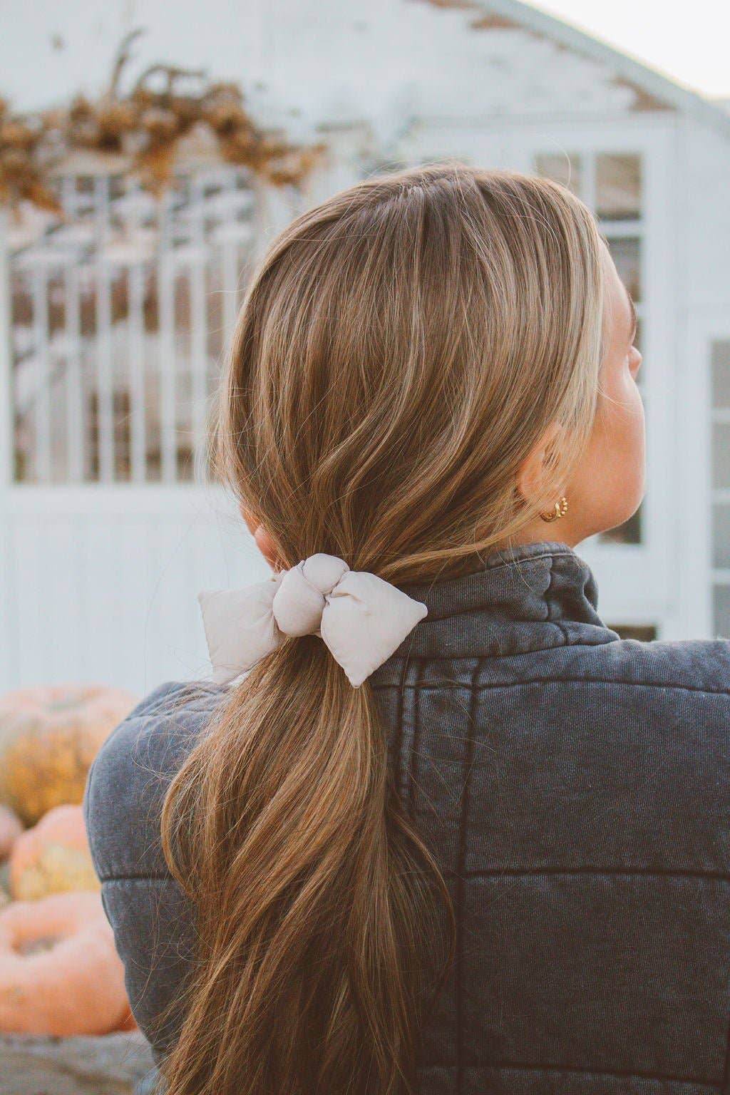 Puffer Bow Scrunchie