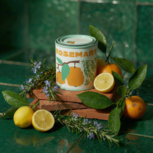 Rewined Market Rosemary and Citrus Zest Tin Candle