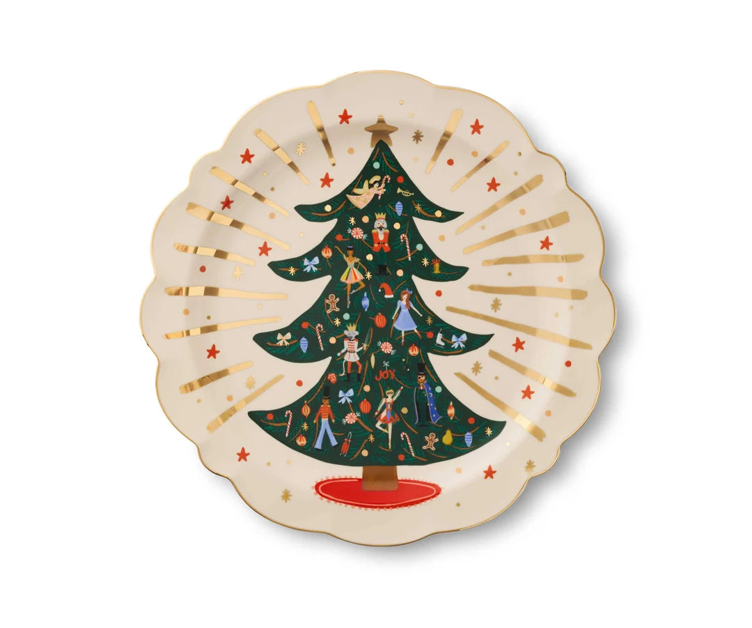 Christmas Tree Porcelain Serving Platter