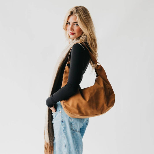 Hazel Hobo Shoulder Bag with Tassel