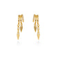 Triple Hoop Arrow Earring Stack