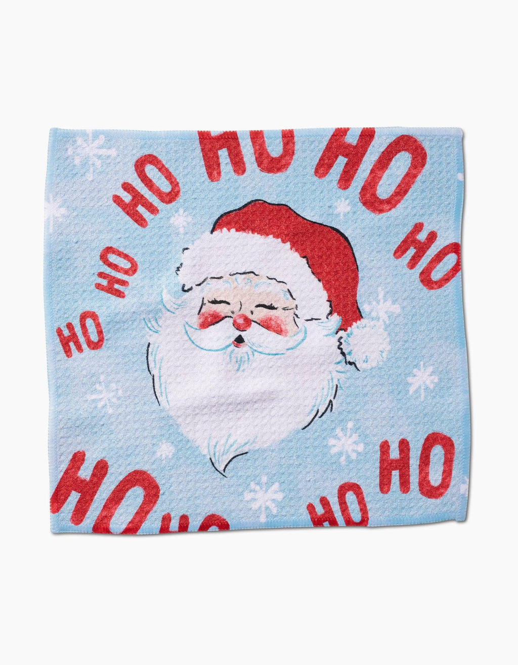 Geometry Merry Santa Claus Dishcloth Set
