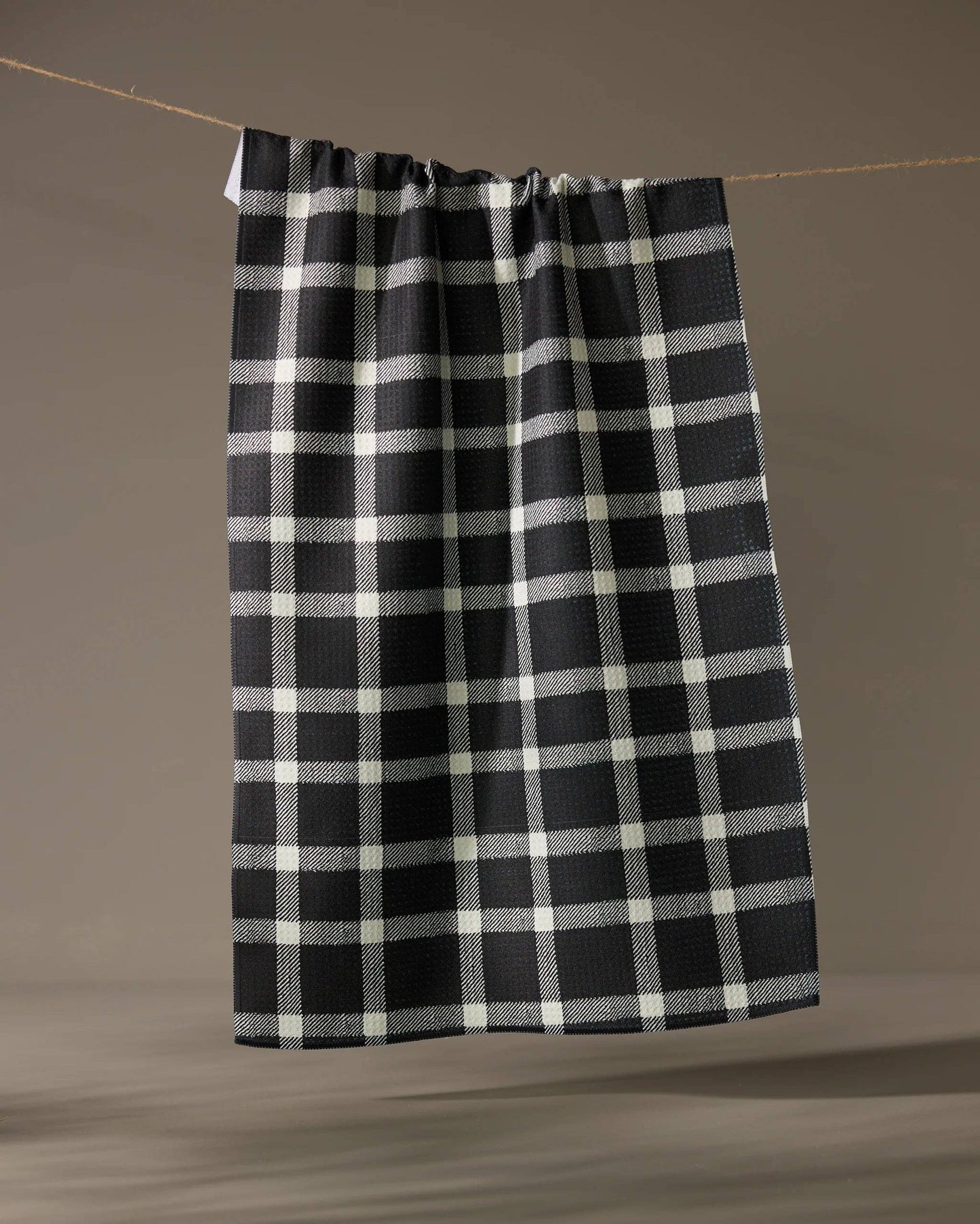 Geometry Wicklow Black Tea Towel