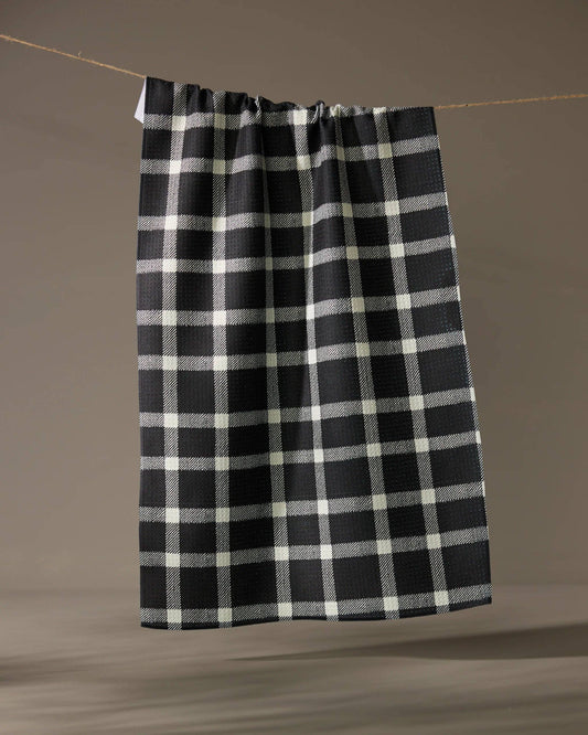 Geometry Wicklow Black Tea Towel