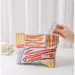 Striped Corduroy Cosmetic Bag