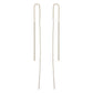 Silver Needle and Thread Earrings