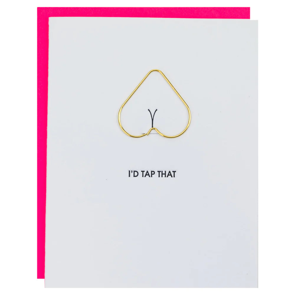 I'd Tap That Letterpress Card