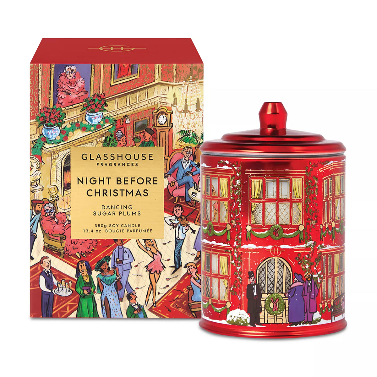 Glasshouse Night Before Christmas Candle