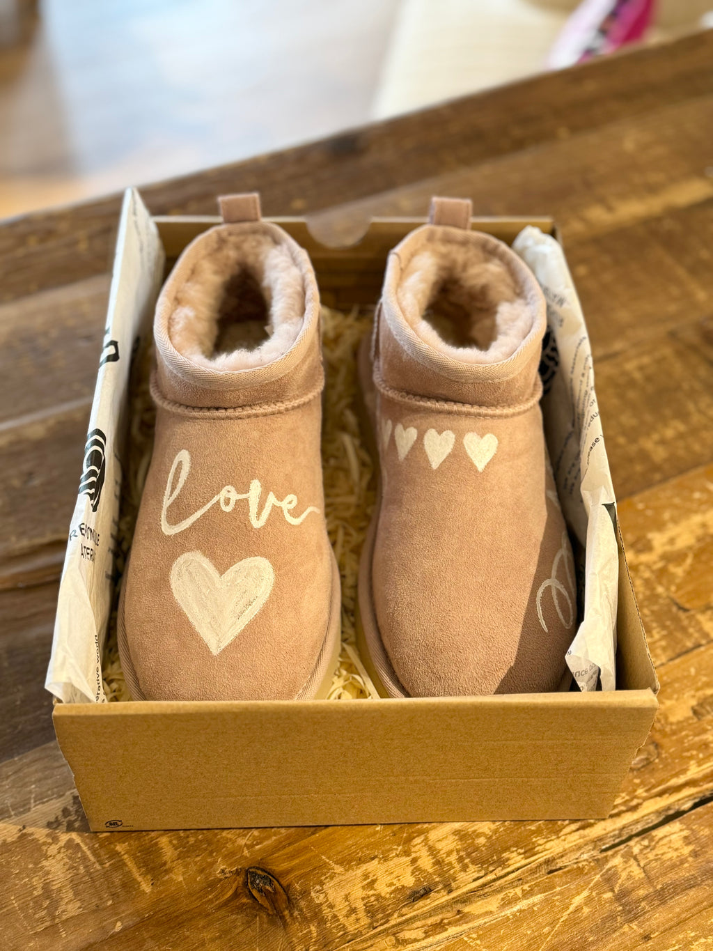 Hand Painted Classic Ultra Mini Uggs