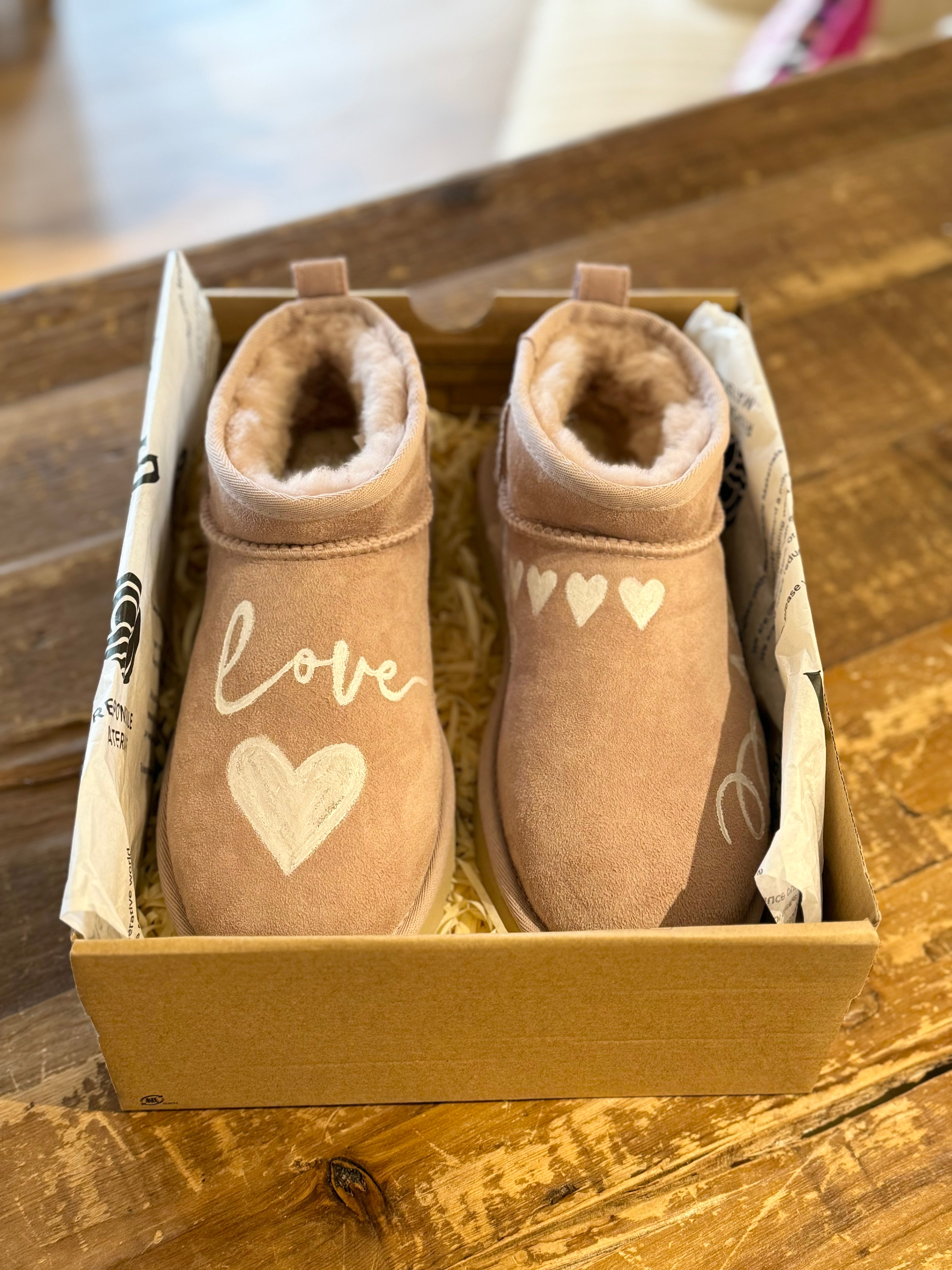 Hand Painted Classic Ultra Mini Uggs