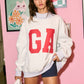 Georgia Reversible Mock Neck Sweatshirt
