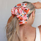 Jumbo Floral Scrunchie