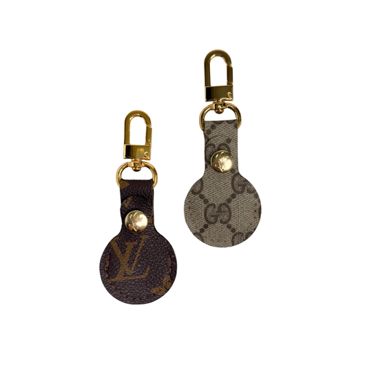 Upcycled Designer Gucci Airtag Keychain