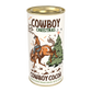 Cowboy Christmas Chocolate Cocoa Tin