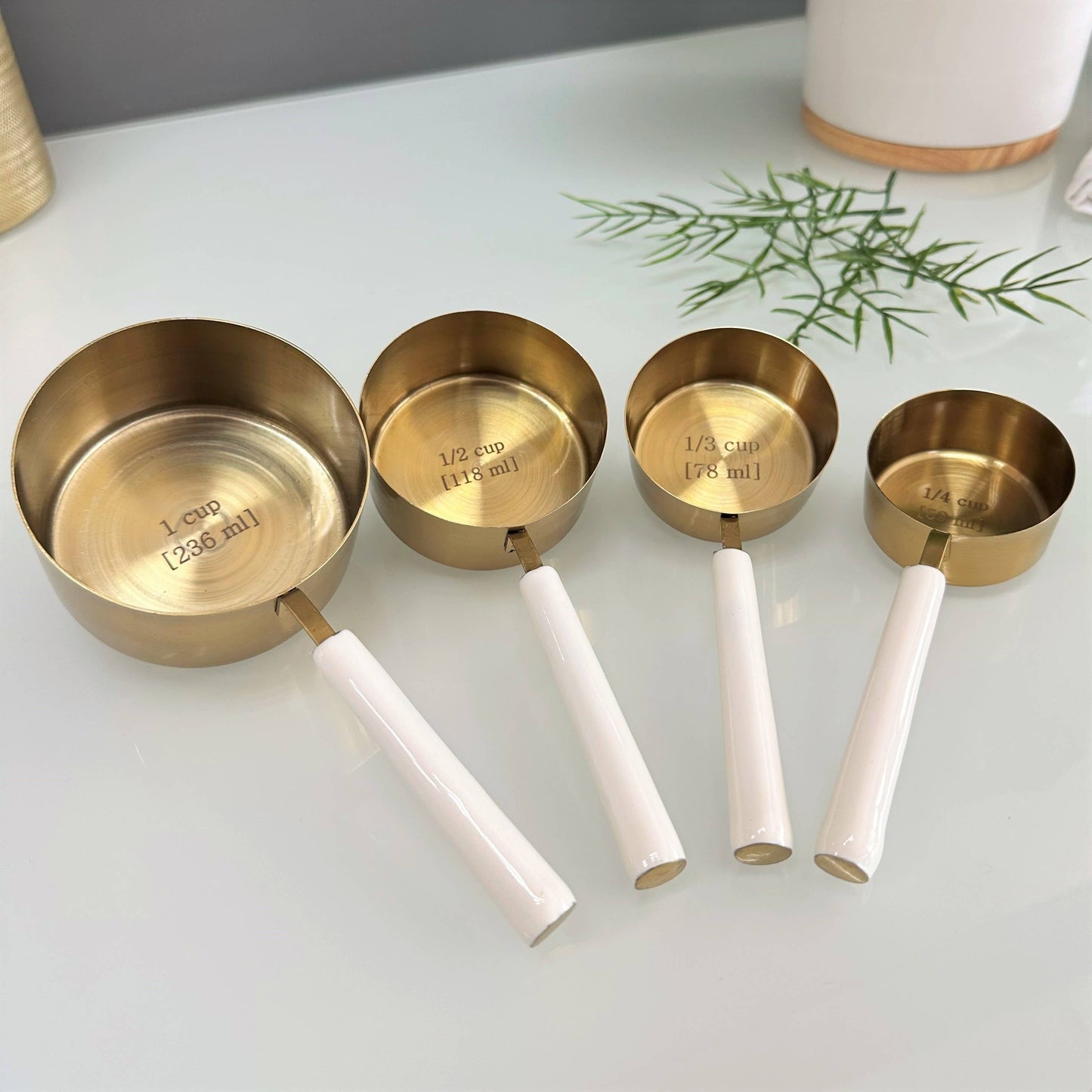 Gold Measuring Cups