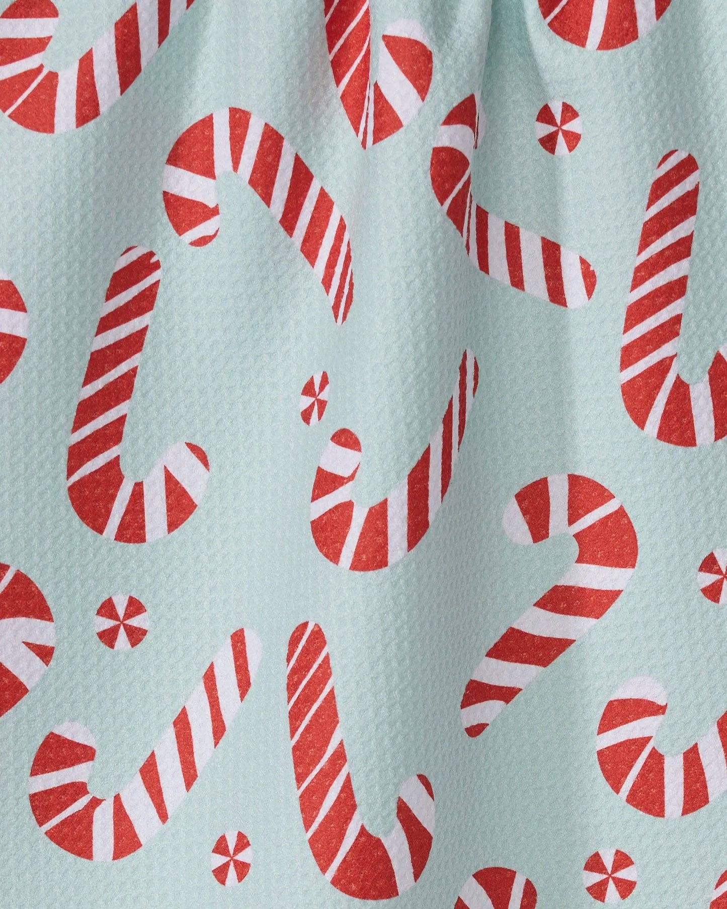 Geometry Peppermint Twist Tea Towel
