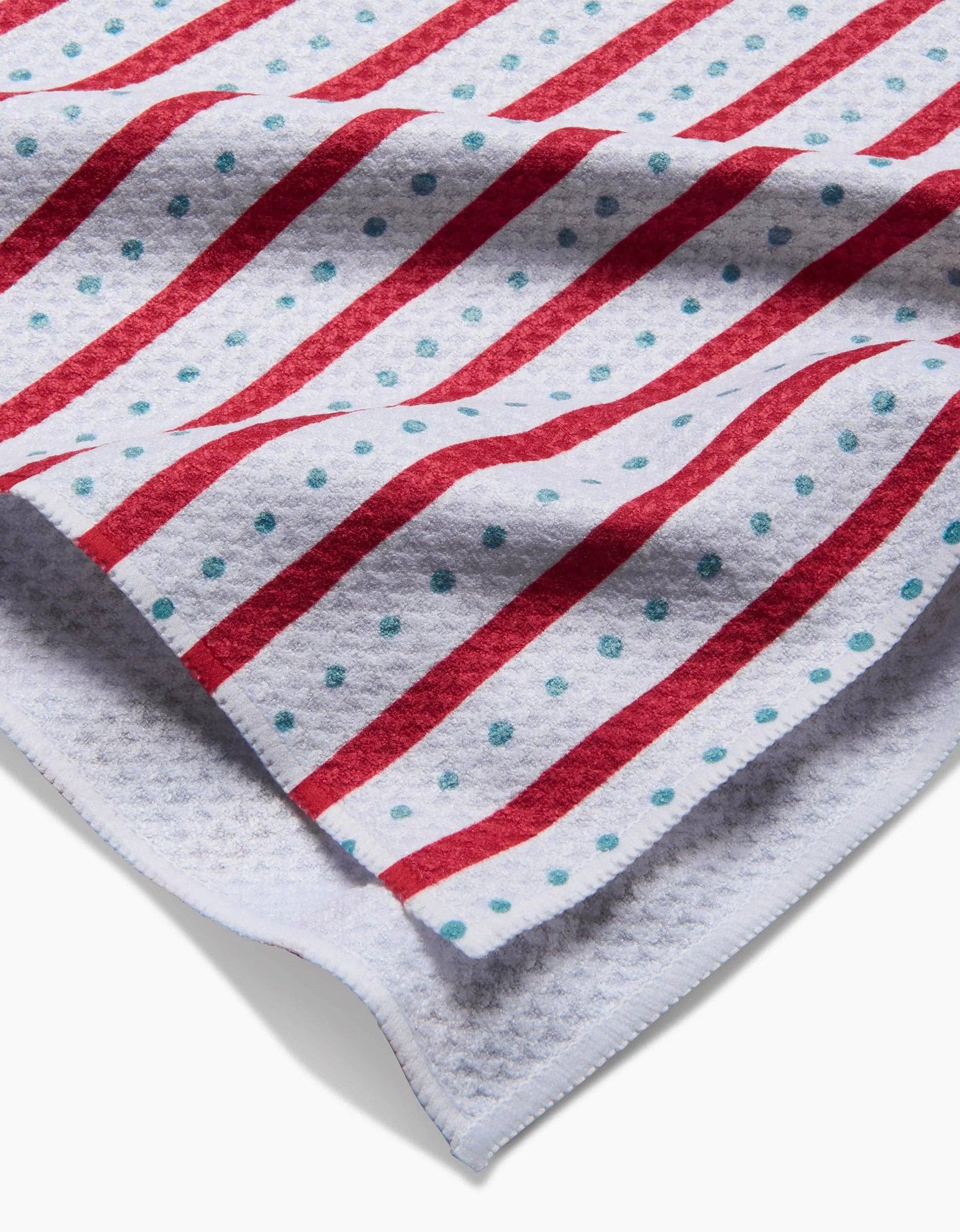 Geometry Candy Stripes Tea Towel