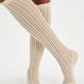 Misty Net Pointelle Tall Sock