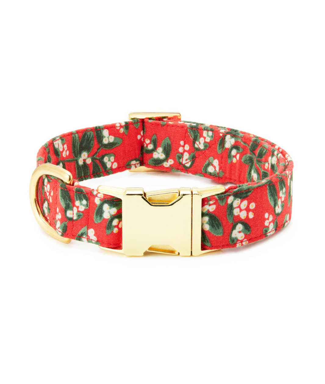 Rifle Paper Co. X The Foggy Dog Canvas Holiday Dog Collar