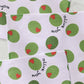 Geometry Olive You Dishcloth Set