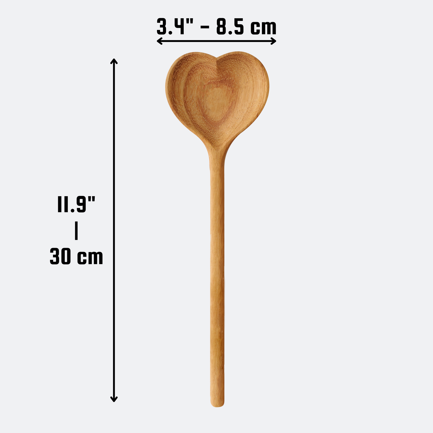 Heart Shaped Wooden Spoon