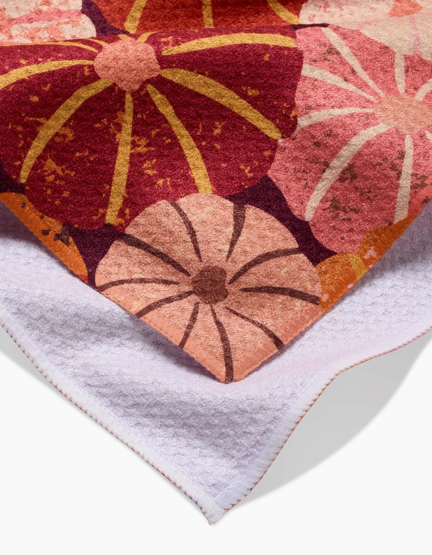 Geometry Spicy Pumpkins Tea Towel