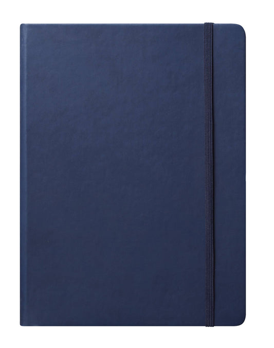 Navy Blue Leather Journal