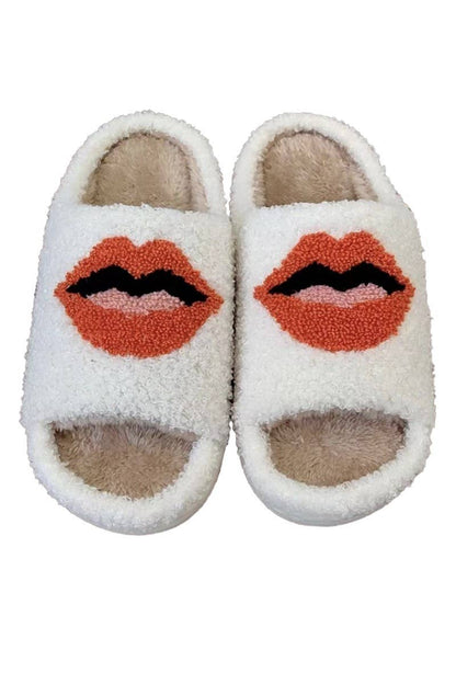 Open Toe Sherpa Slippers