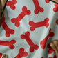 Geometry Yuletide Pup Paw Towel