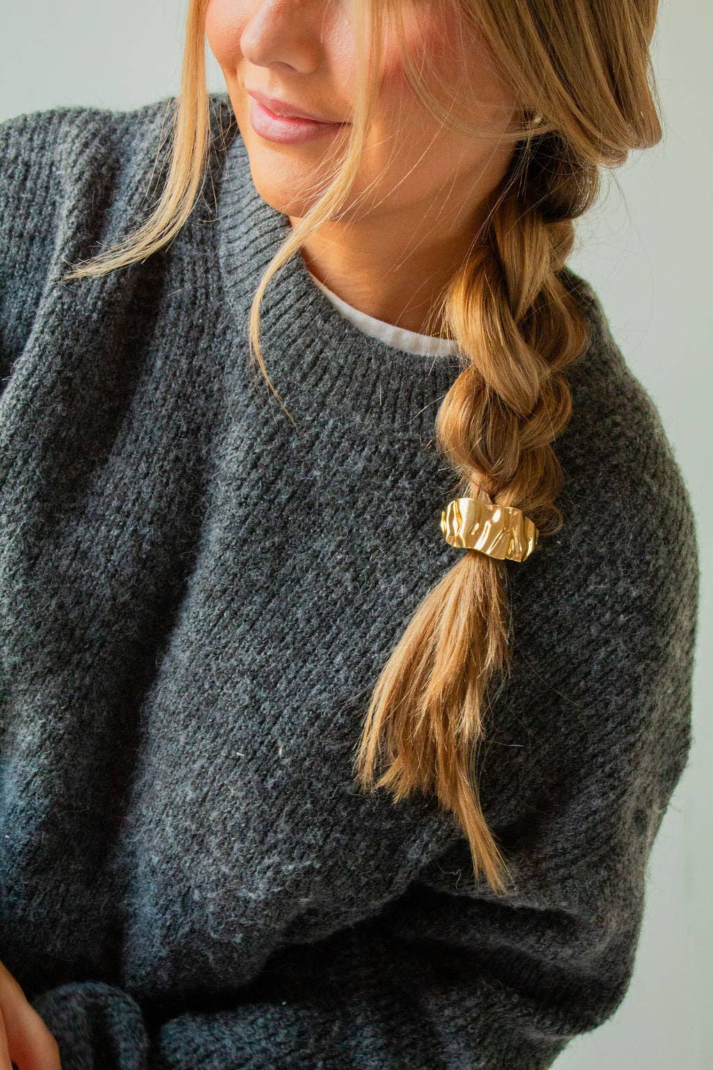 Gold Ponytail Cuff