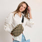 Large Checker Belt Bag