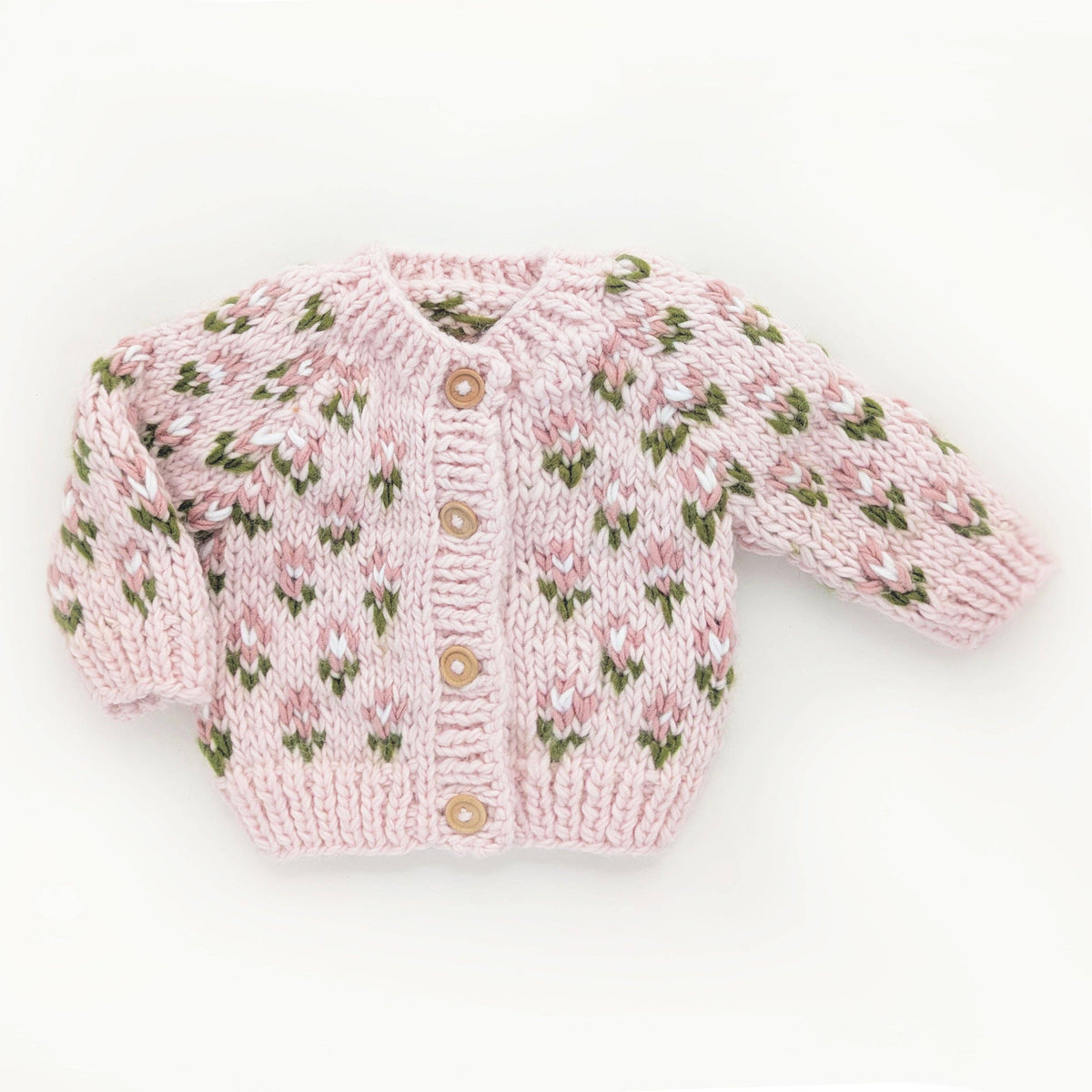 Bitty Blooms Blush Cardigan