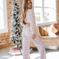 Santa Claus Striped Pajama Set