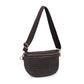 Woven Chocolate Belt Bag