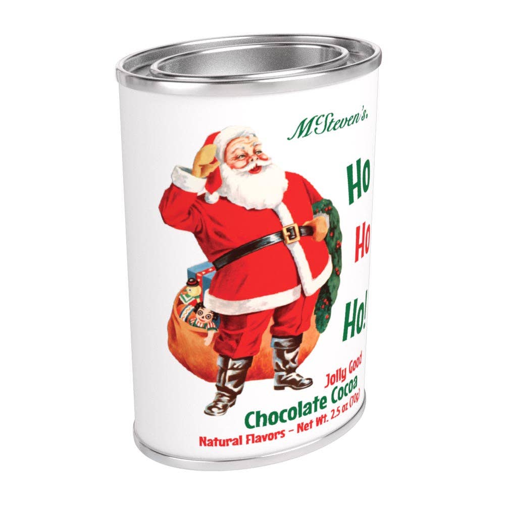 Vintage Santa Ho Ho Ho! Jolly Good Choc. Cocoa