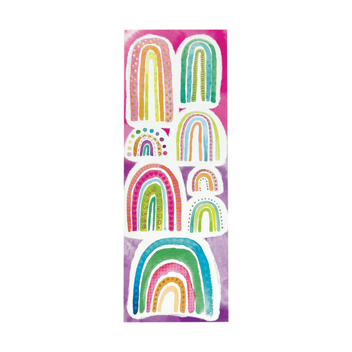 Watercolor Rainbows Stickers