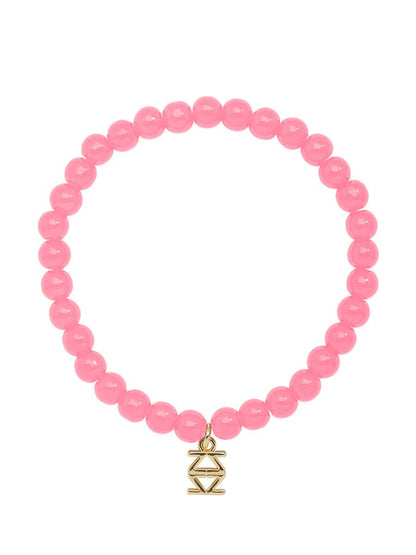 Small Glass Bead Stretch Bracelet